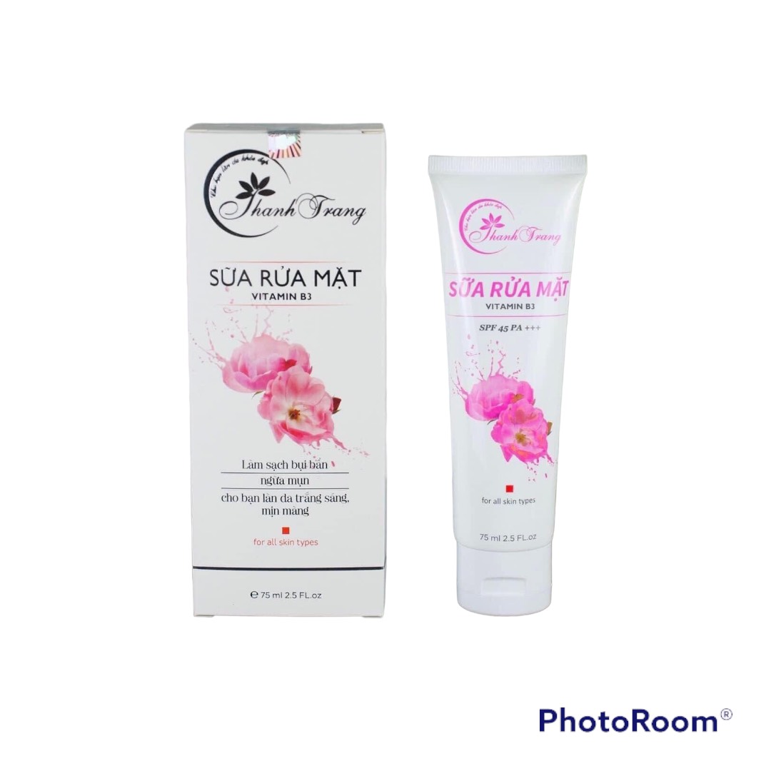 CHÍNH HÃNG - Sữa Rửa Mặt Vitamin B3 Thanh Trang