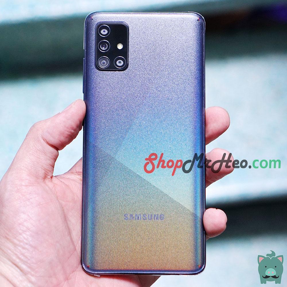 [HCM]Bộ 3 Skin Dán Mặt Sau Lưng Vân 3D Samsung Galaxy A11 - A31 - A51 - A71 - Carbon Hình hộp Nhám