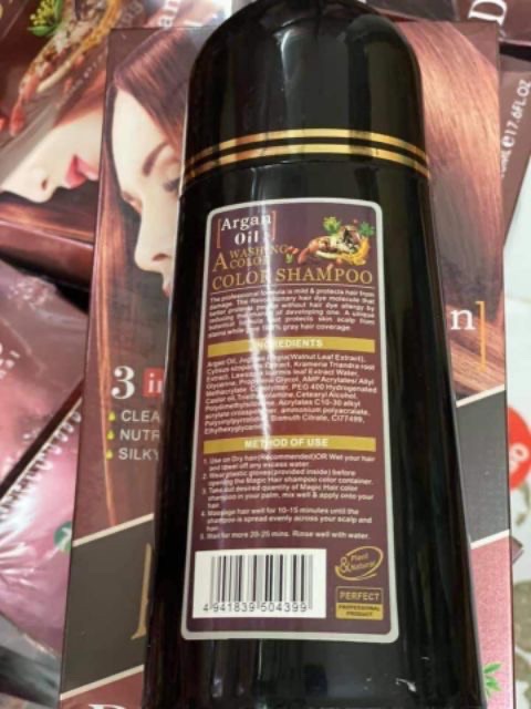 Gội tóc nâu Bibop ( gội là nâu)