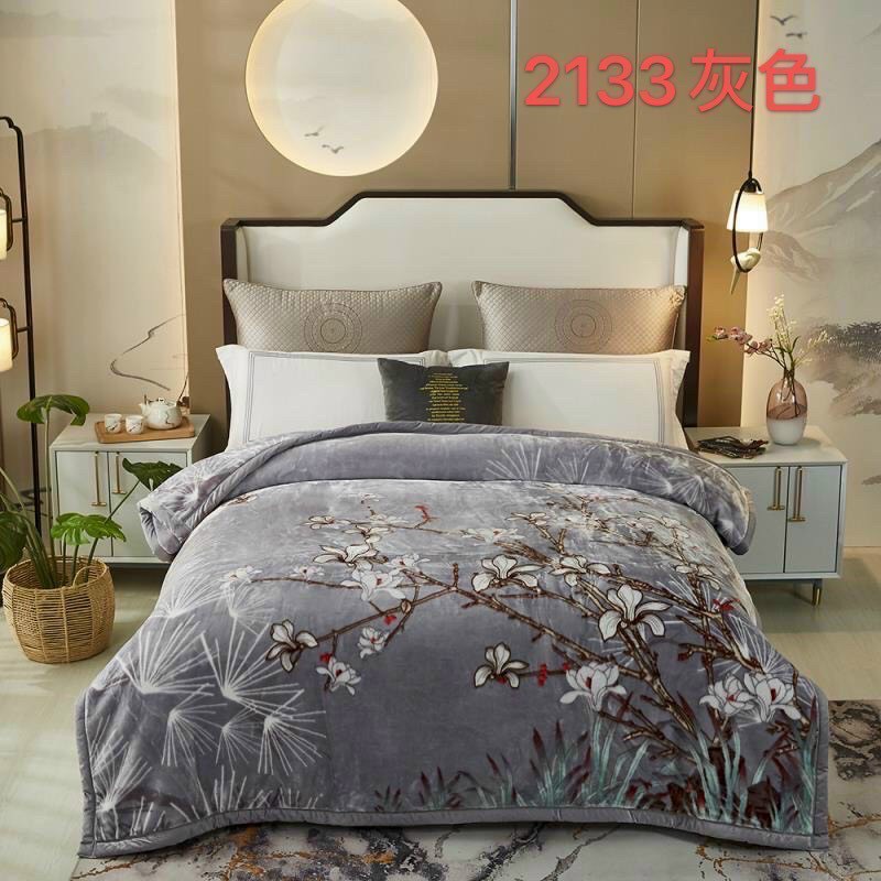Chăn nhung tuyết mùa đông, chăn băng lông nặng 4,5kg 3 lớp cao cấp, chăn siêu tuyết siêu ấm giữ nhiệt tốt