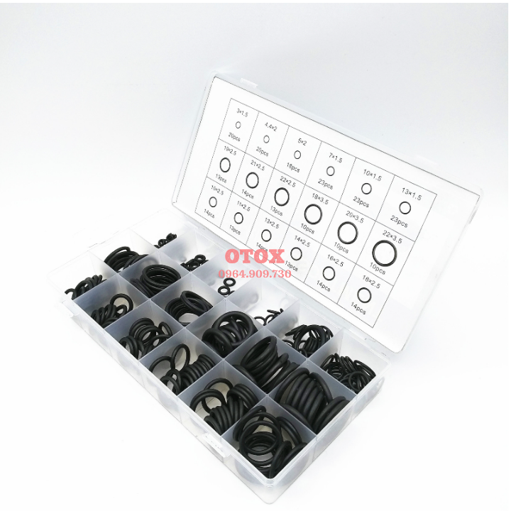 Hộp sim gioăng cao su 279pc OTOX