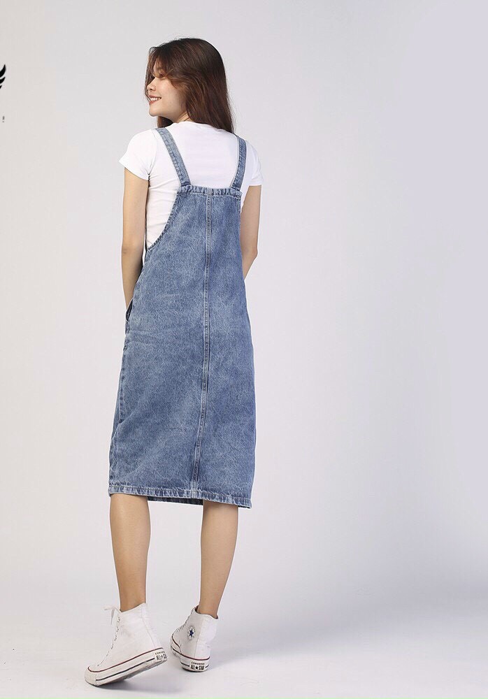 [Hoàn Tiền 15%] [HCM]VÁY YẾM JEAN CÁ TÍNH - HÀNG QC CAO CẤP