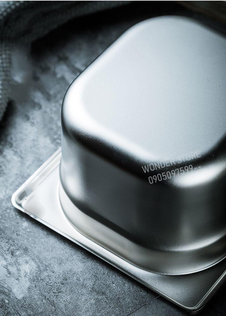 [HCM]Hộp đập bã cà phê inox 1kg