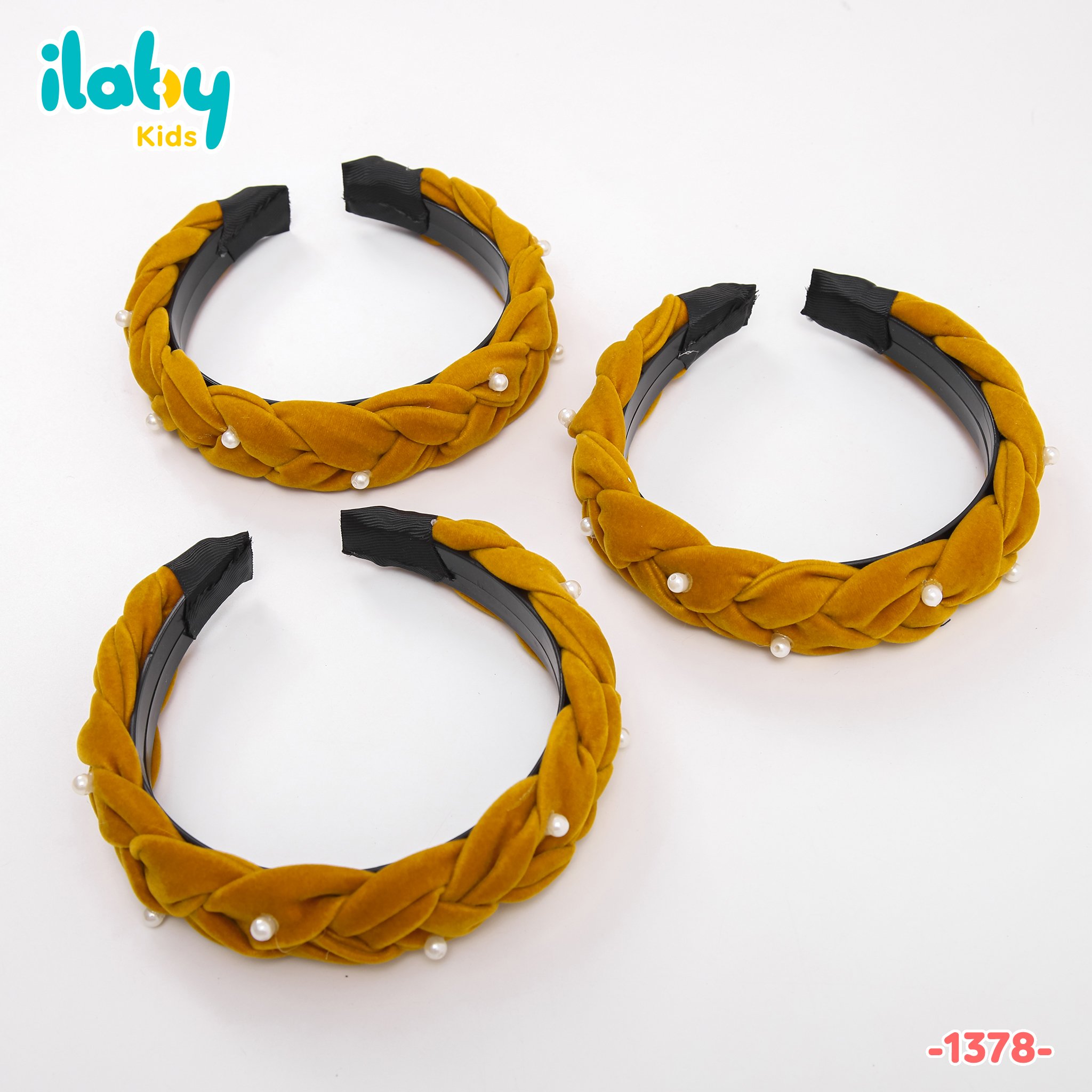 Bờm nhung đính ngọc bé gái ILABY