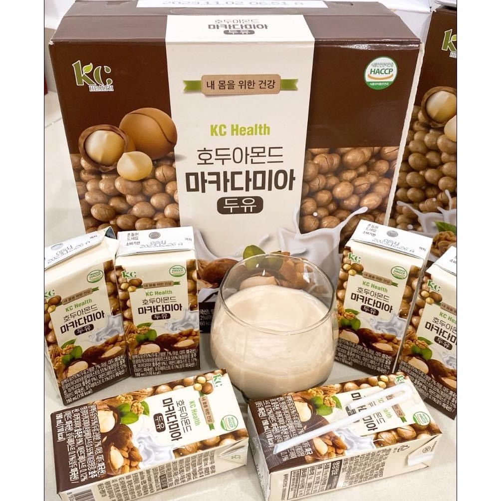 Thùng sữa hạt Maca KC Health Hàn Quốc 190ml x 16