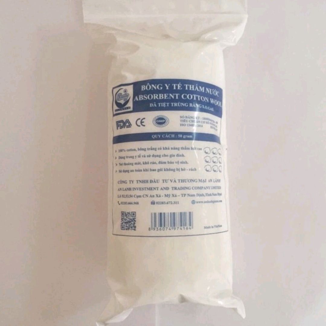 Bông cuộn y tế tiệt trùng bông quick nurse