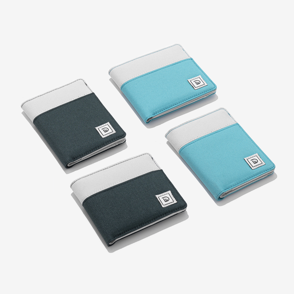 Ví Vải DIM Lined Wallet - Ngang (Thiết Kế Gập Đôi, Ngăn Rút Tiền Nhanh, Đựng 6 - 10 Thẻ, Vừa CMND - GTX) - 3 Màu