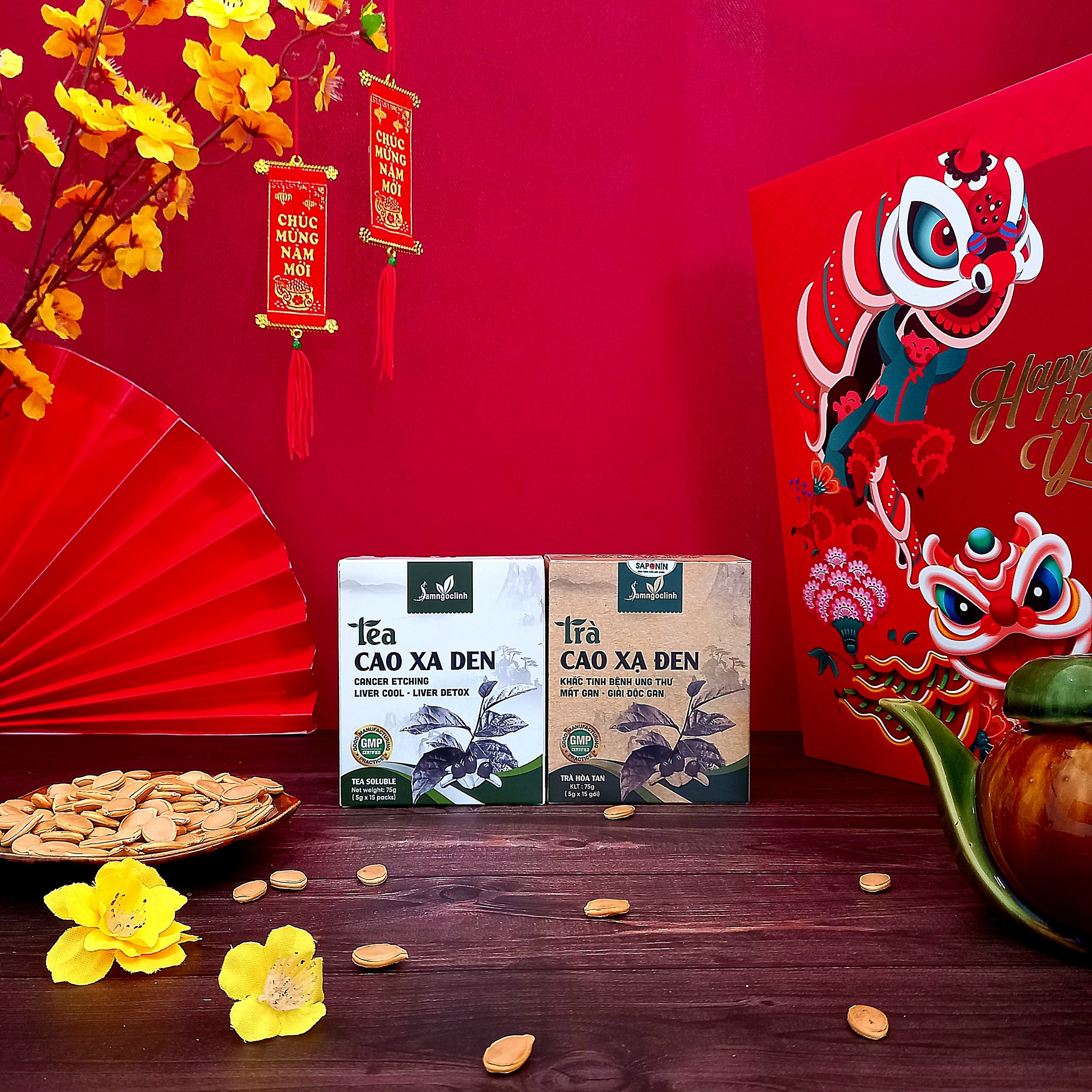 Trà Cao xạ đen - Hộp 75gram
