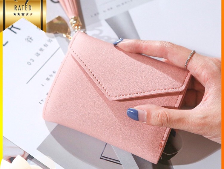Ví Nữ Mini Cầm Tay Ngắn Phong Cách Hàn Quốc