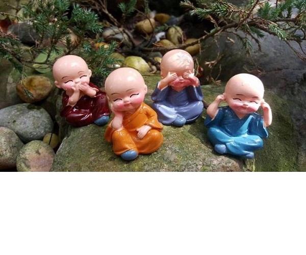 Bộ Tượng chú tiểu 4 không