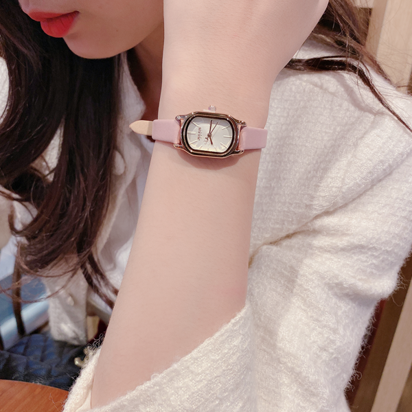 Đồng hồ nữ JA-1112 Julius Hàn Quốc dây da