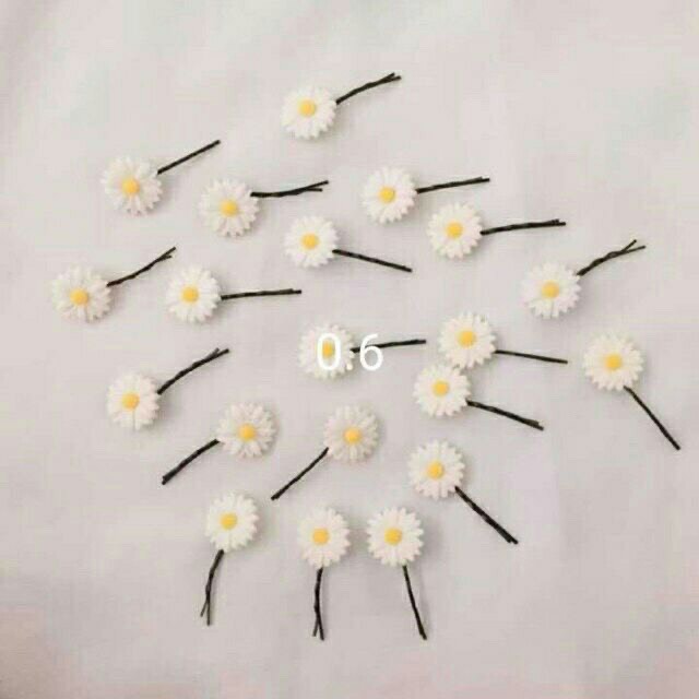 Kẹp tóc hoa cúc 1 bông