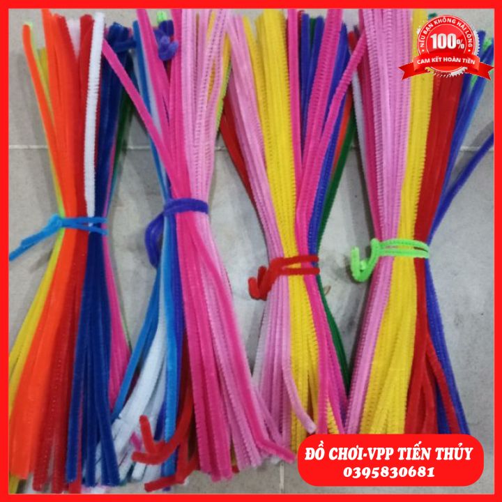 Kẽm bông trang trí nhiều màu Làm đồ Handmade, tổ chức sinh nhật