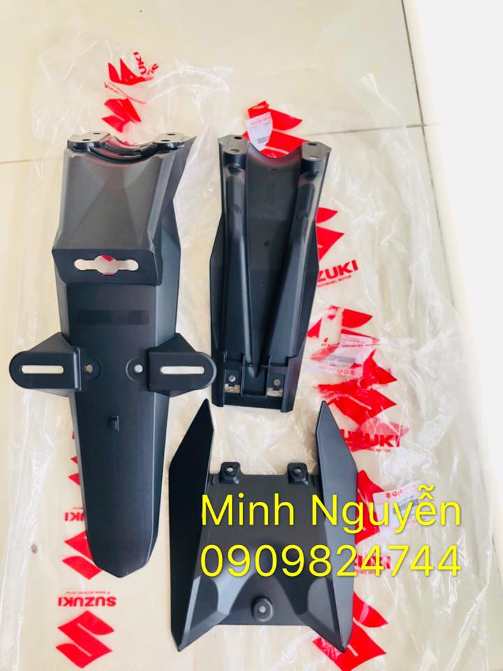 Bộ đuôi dè 3 món Satria FI chính hãng suzuki Indo
