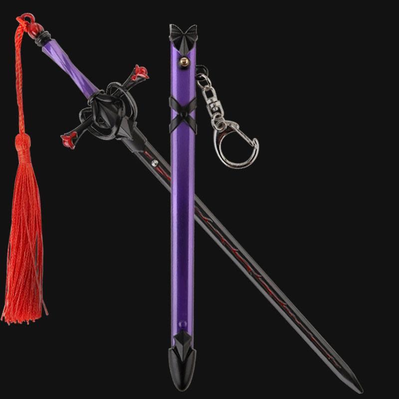 Mô hình Kiếm Saber tím - bạc 22cm - Baystore