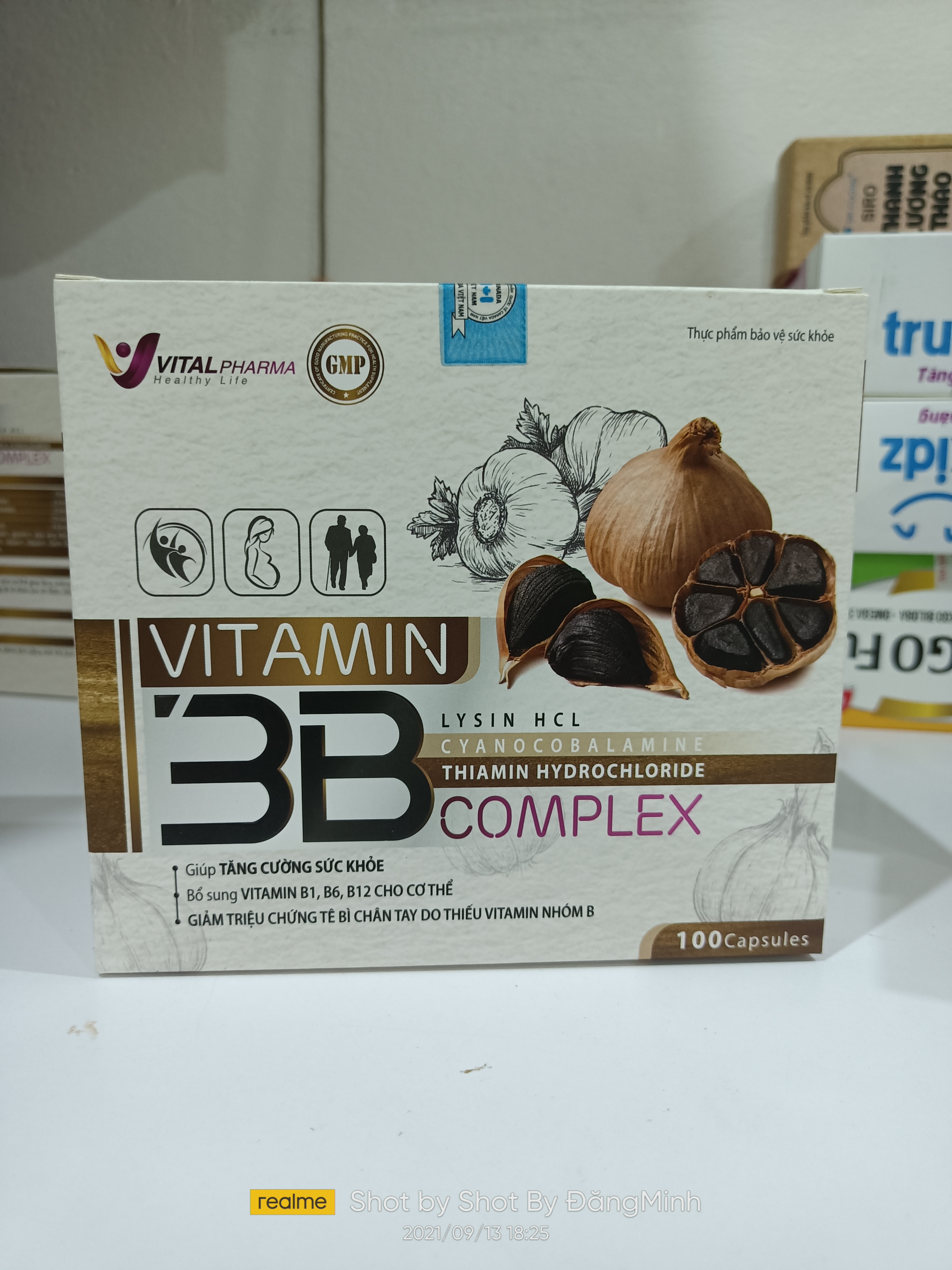 TPCN- Vital Pharma- Vitamin 3B tỏi đen