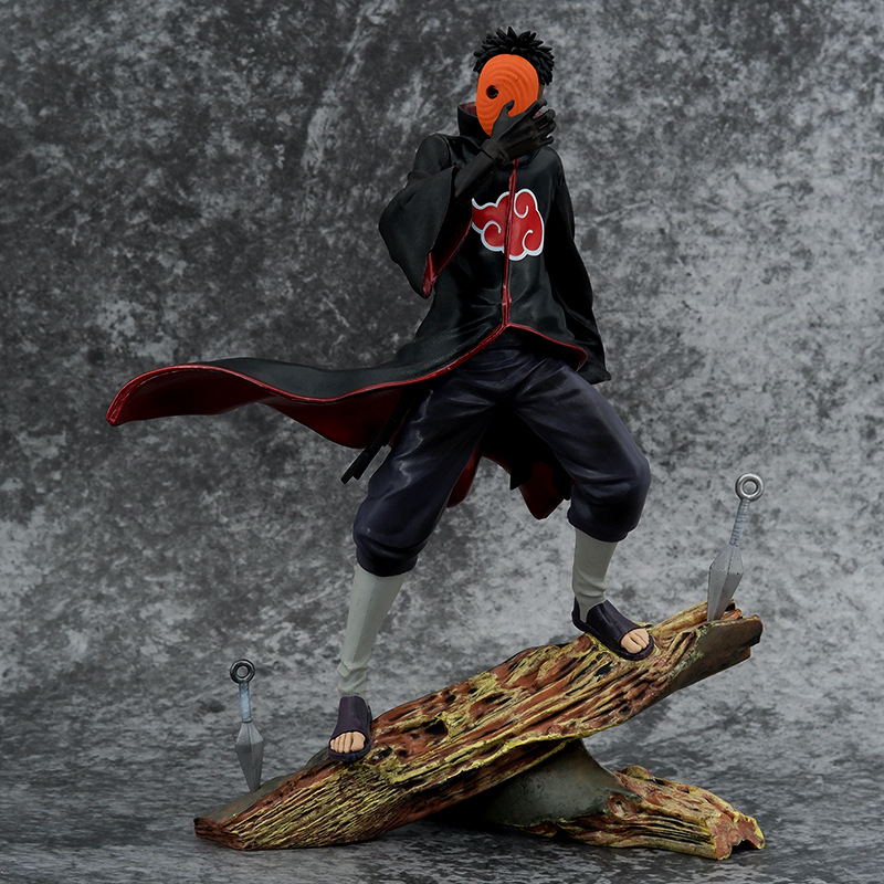 Mô hình Uchiha Obito cao 26cm 2 đầu thay thế (Mô hình Anime Naruto Figure)