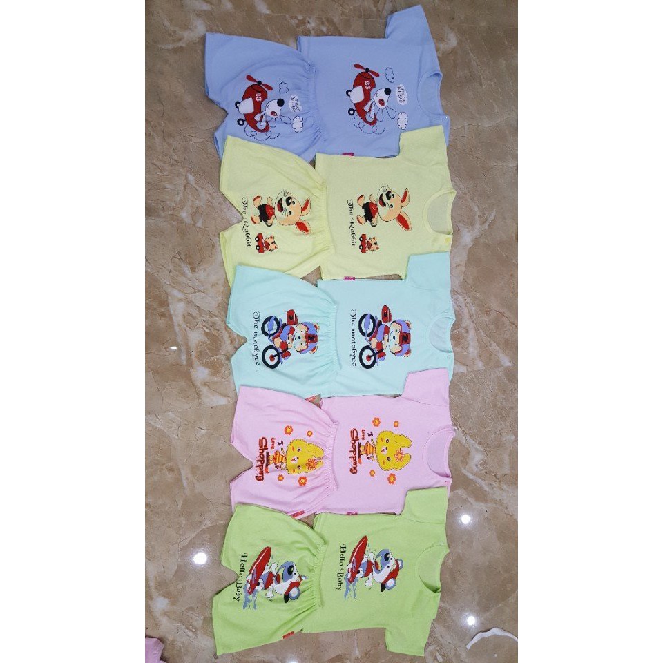 Bộ cộc tay hình thú cho bé (1 bộ)