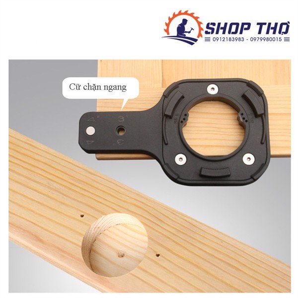 Bộ cữ khoan bản lề bật Wnew 02