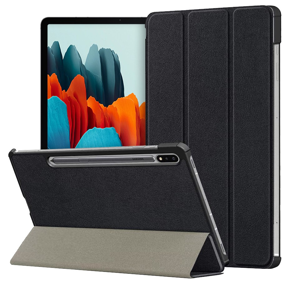 Bao Da Samsung Galaxy Tab S7 T870 T875 Da Trơn Cao Cấp