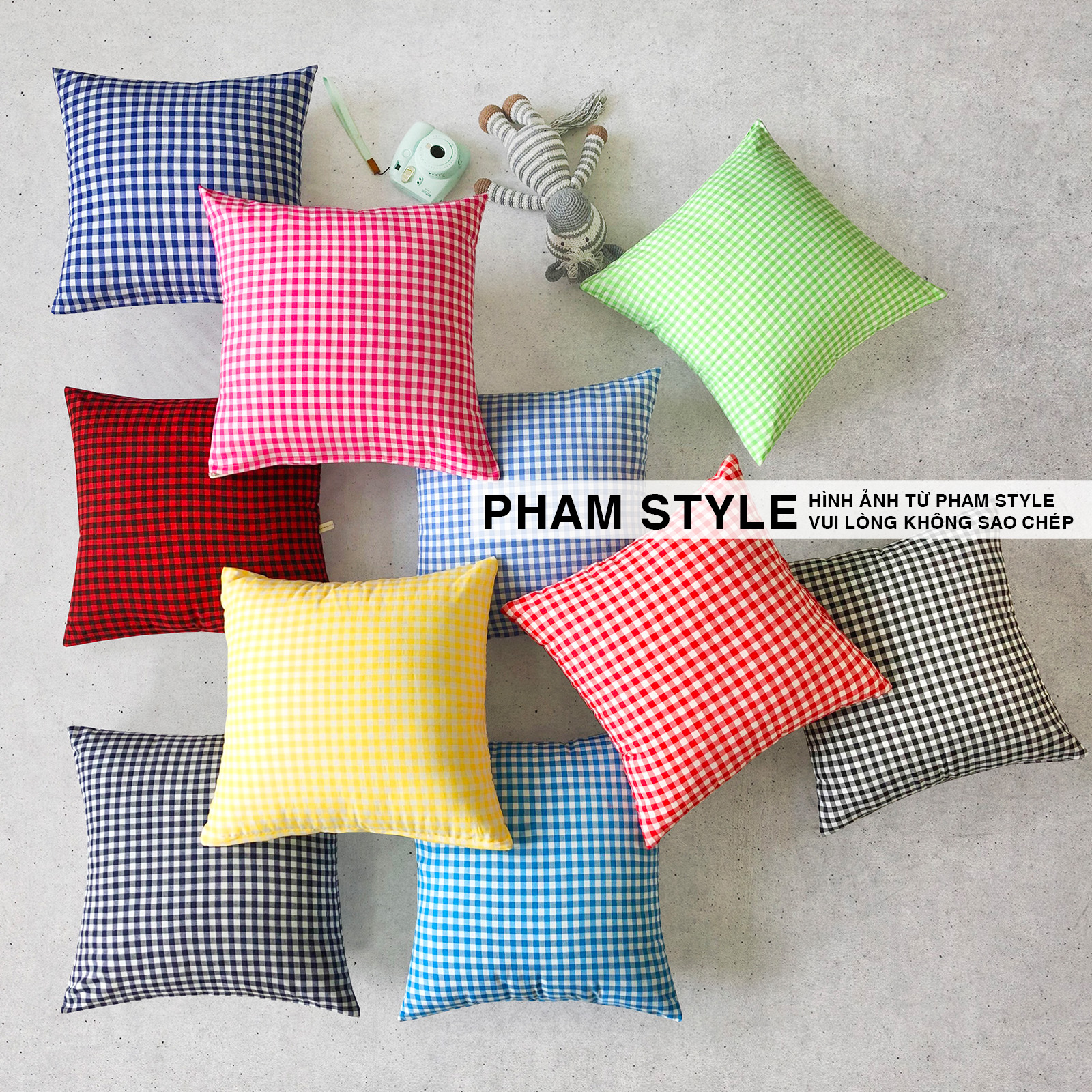 Gối Sofa Trang Trí CARO (45x45cm)