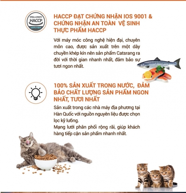 Thức ăn hạt cho mèo - Hạt catsrang bao 5kg