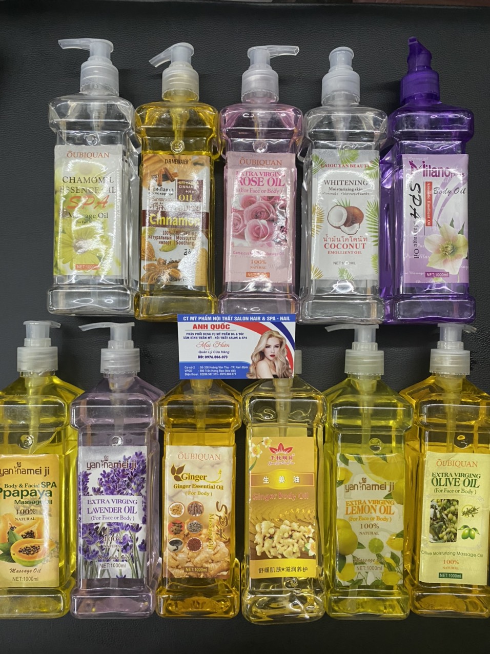 Tinh dầu massage