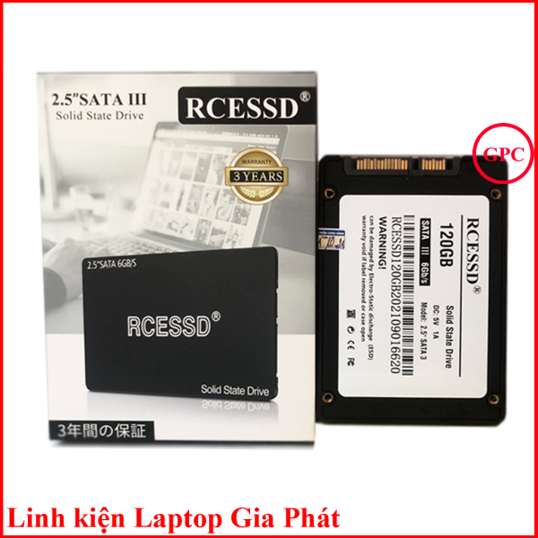 Bảng giá Ổ Cứng SSD 120Gb SATA 3 / Box SSD 2.5 RCESSD RCE Bảo hành 36 Tháng Phong Vũ