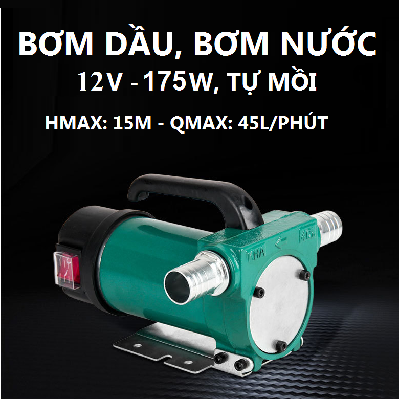 [HCM]Bơm Dầu - Nhớt 12v-175w