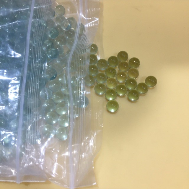 30 Bi thủy tinh 9mm Mix Mực Xăm