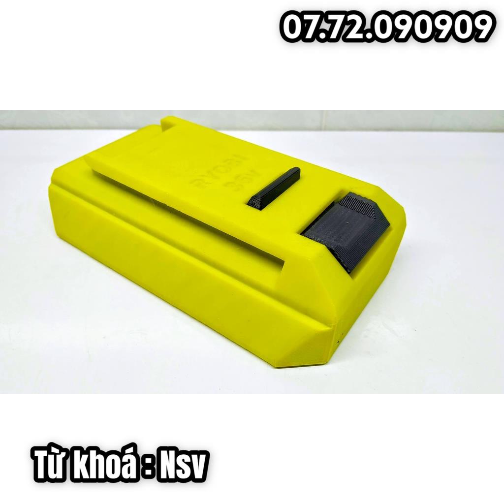 Nsv Đế chuyển 2 pin makita cho máy Ryobi 36v