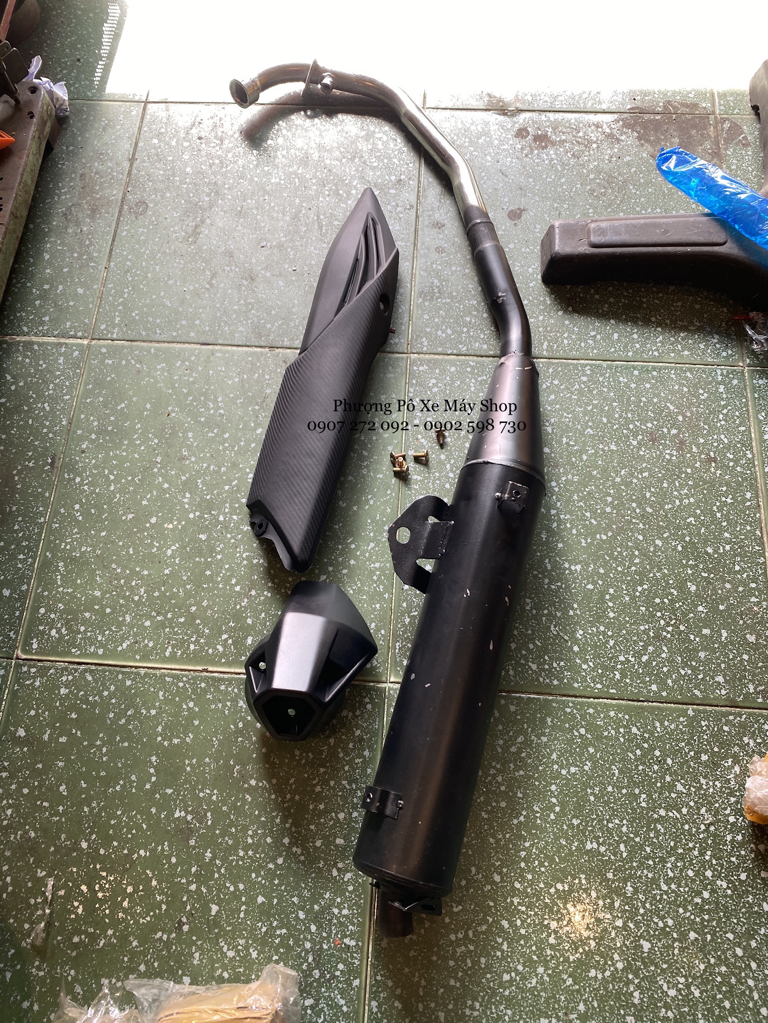 [HCM]pô winner móc ấm ù (tặng ốp pô độ chống nóng) dành cho Winner V1 V3-Winner X/ SONIC