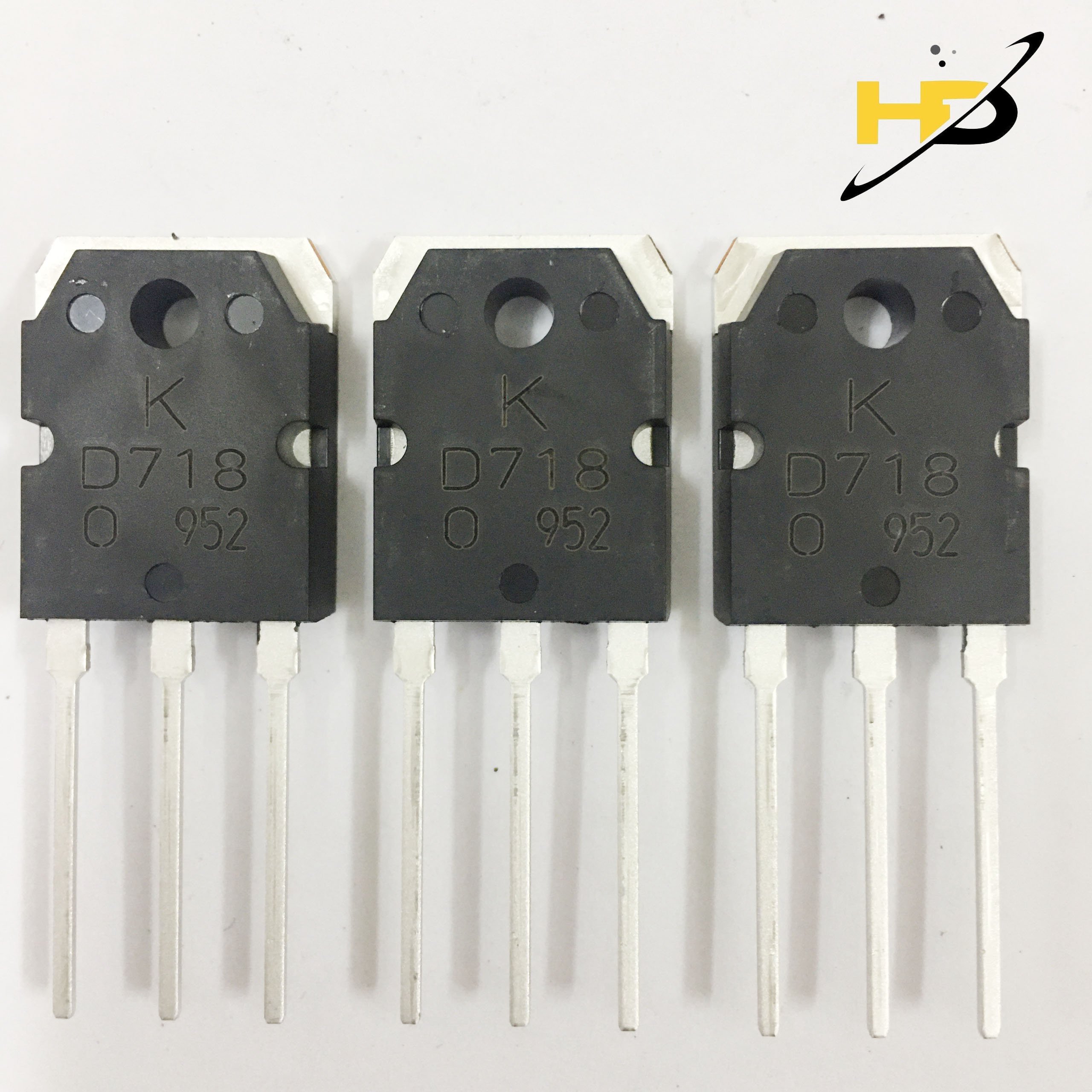 Sò Công Suất Transistor D718 NPN KEC Lưng Đồng Loại 1 (Mới)