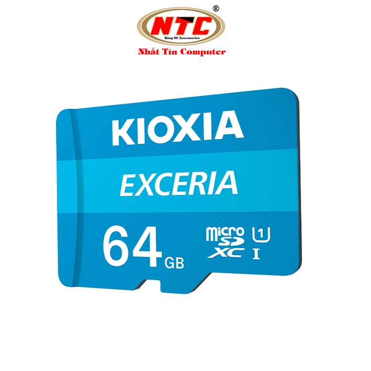 Thẻ nhớ MicroSDXC Kioxia Exceria 64GB UHS-I U1 100MB/s (Xanh) - Formerly Toshiba Memory - Nhất Tín Computer
