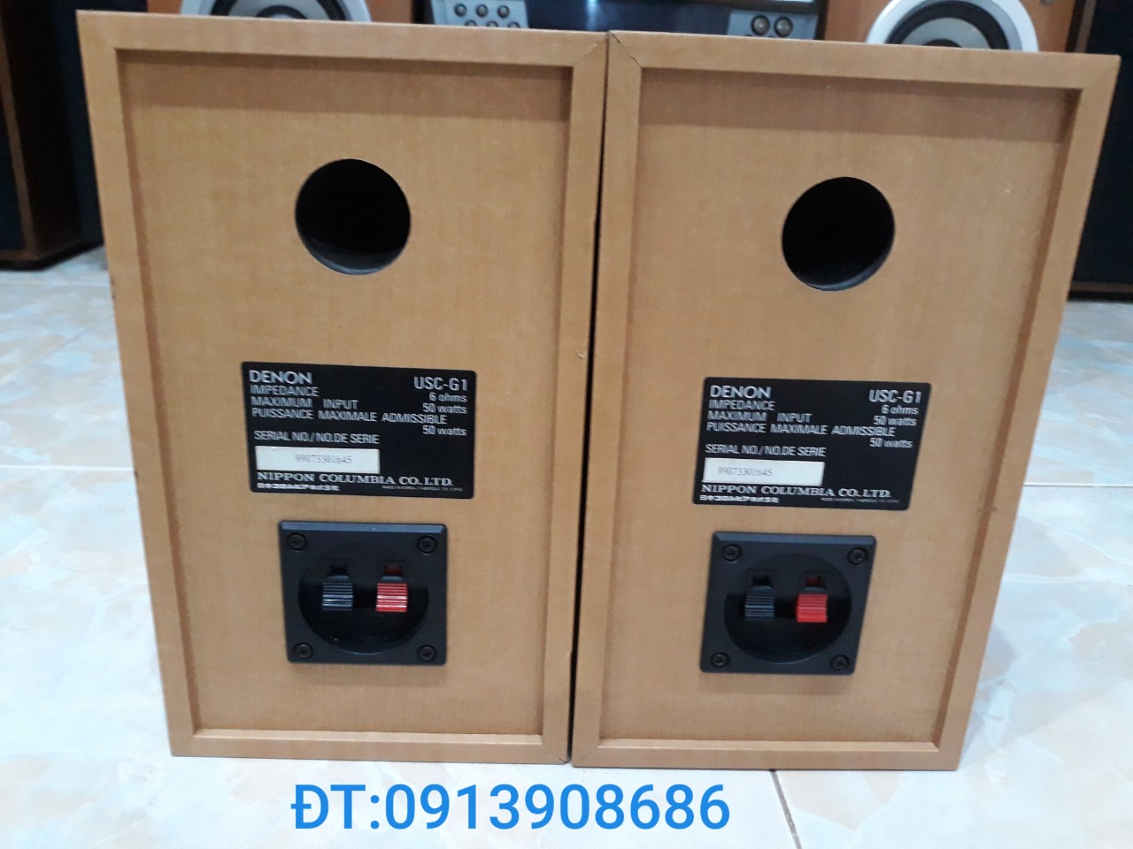Cặp loa mini Denon USC-G1 (Nhật bãi, nội địa, bãi nhật)