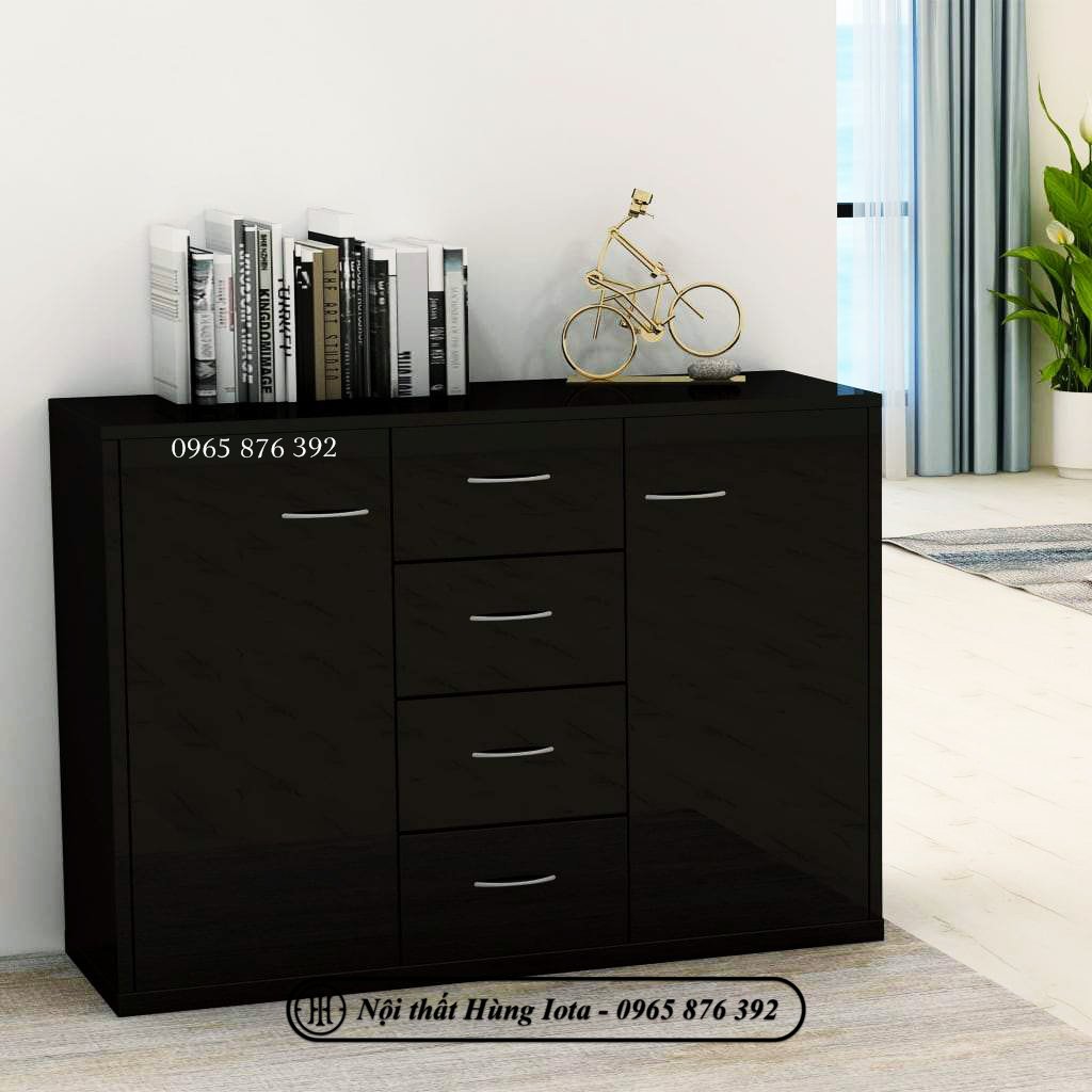 BÁO GIÁ TỦ ĐỰNG GIÀY DÉP GỖ CÔNG NGHIỆP | Shopee Lazada Sendo Tiki mới nhất 20 Tủ gỗ công nghiệp màu đen nhiều ngăn kéo và hộc đựng đồ tiện dụng