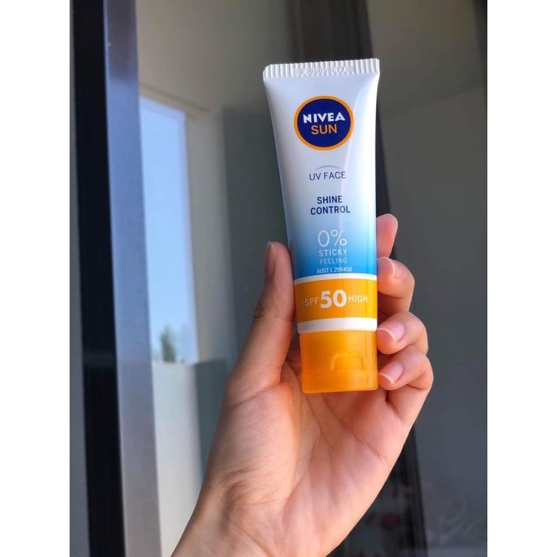 [BILL ÚC] Kem chống nắng Nivea Shine Control 50ml
