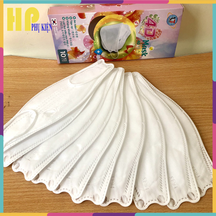 Khẩu trang 4 lớp kf94 lâm thịnh - hộp 10 cái