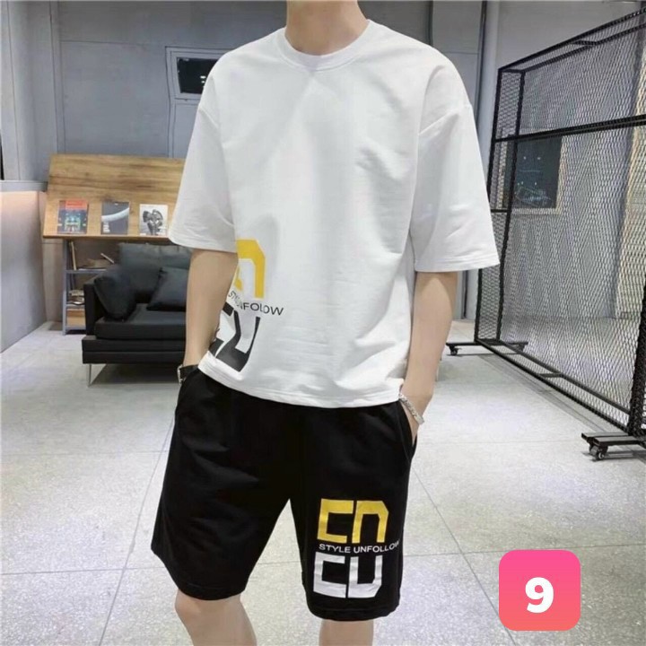 [HCM]SET ĐỒ THỂ THAO NAMBỘ QUẦN ÁO THUN NAM MÙA HÈSET BỘ THỜI TRANG NAM CÁ TÍNH SEVENSHOP89 MSTT9