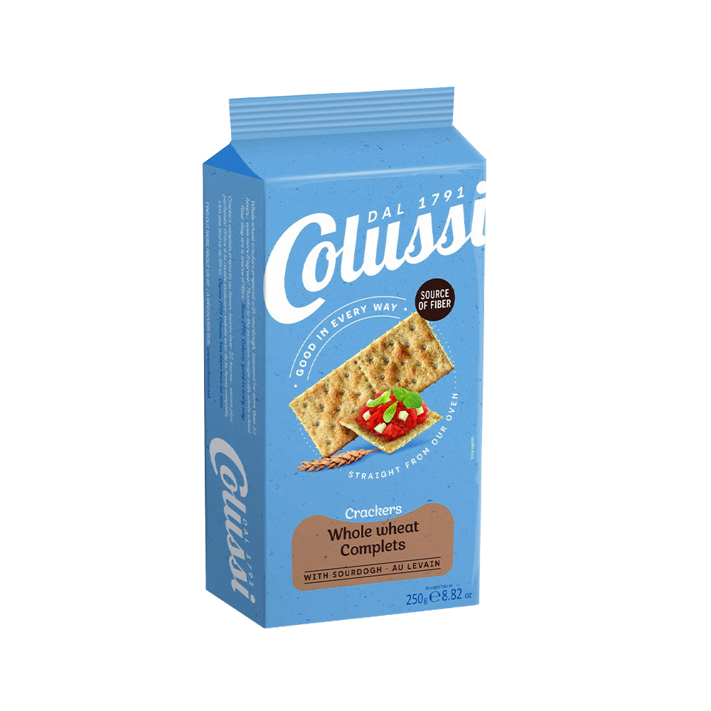 Bánh cracker lúa mì giòn Colussi nhập khẩu Ý 250g