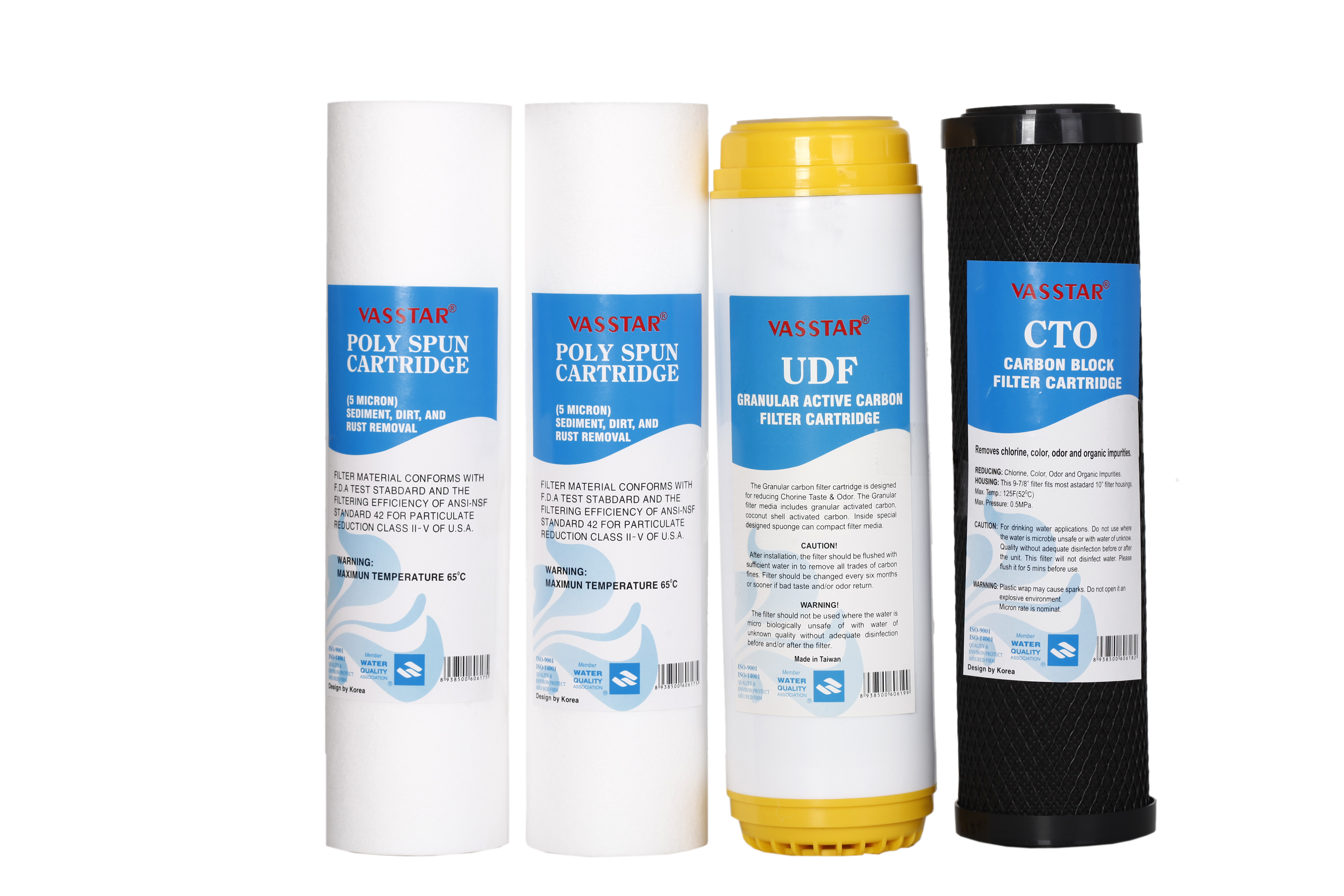[HCM]Bộ sản phẩm VASSTAR lõi lọc nước cấp số 123