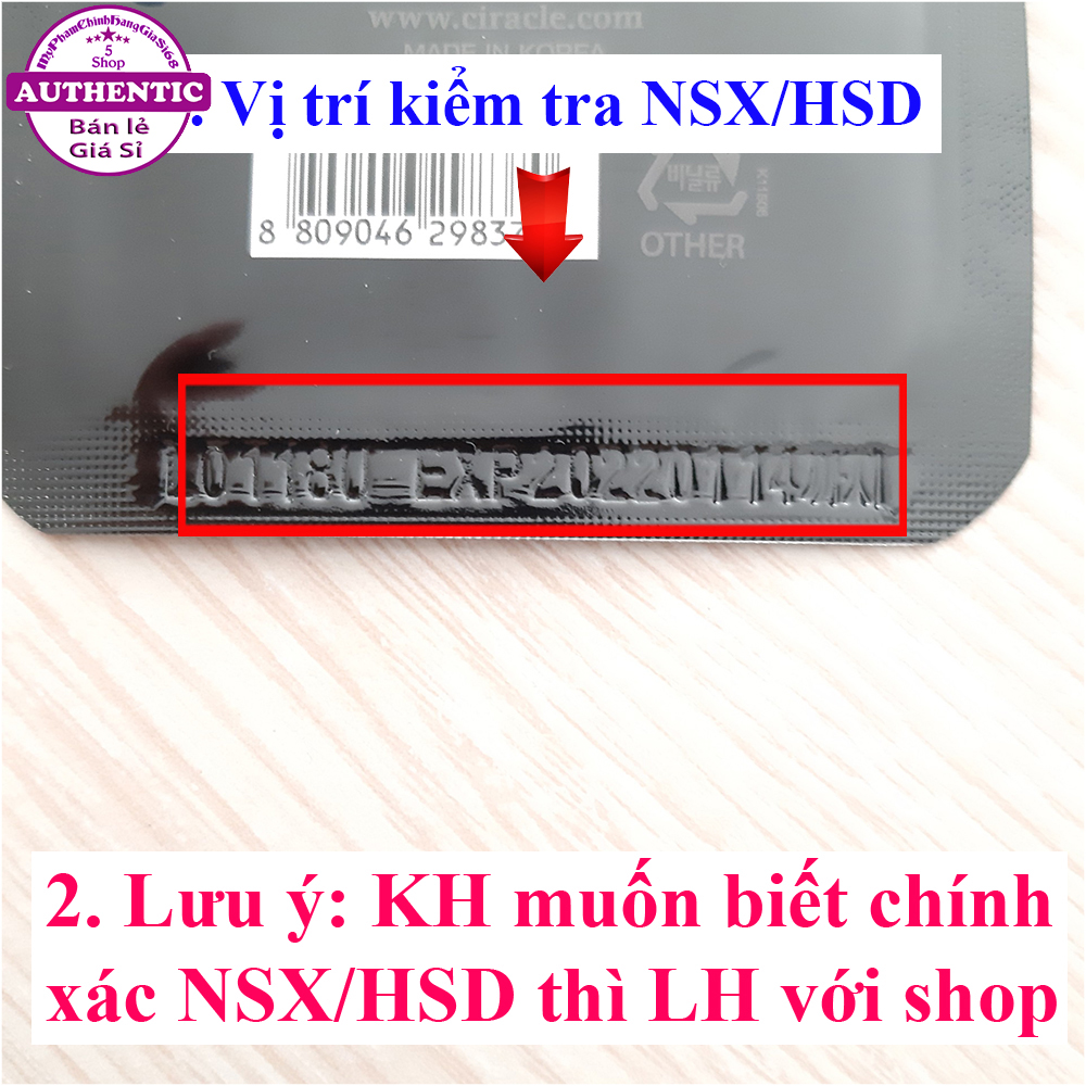 HỘP MẶT NẠ ĐẨY MỤN ĐẦU ĐEN GOODBYE BLACKHEAD CIRACLE