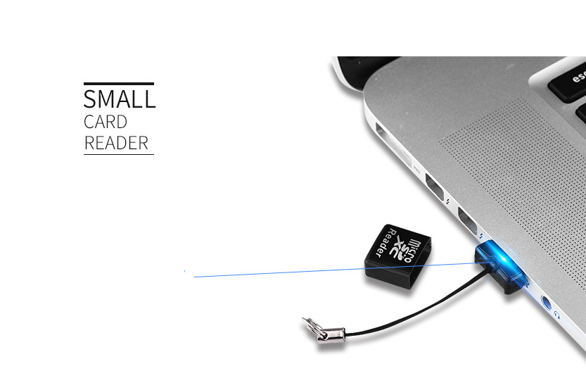 Đầu đọc thẻ nhớ siêu mini USB 2.0 card reader