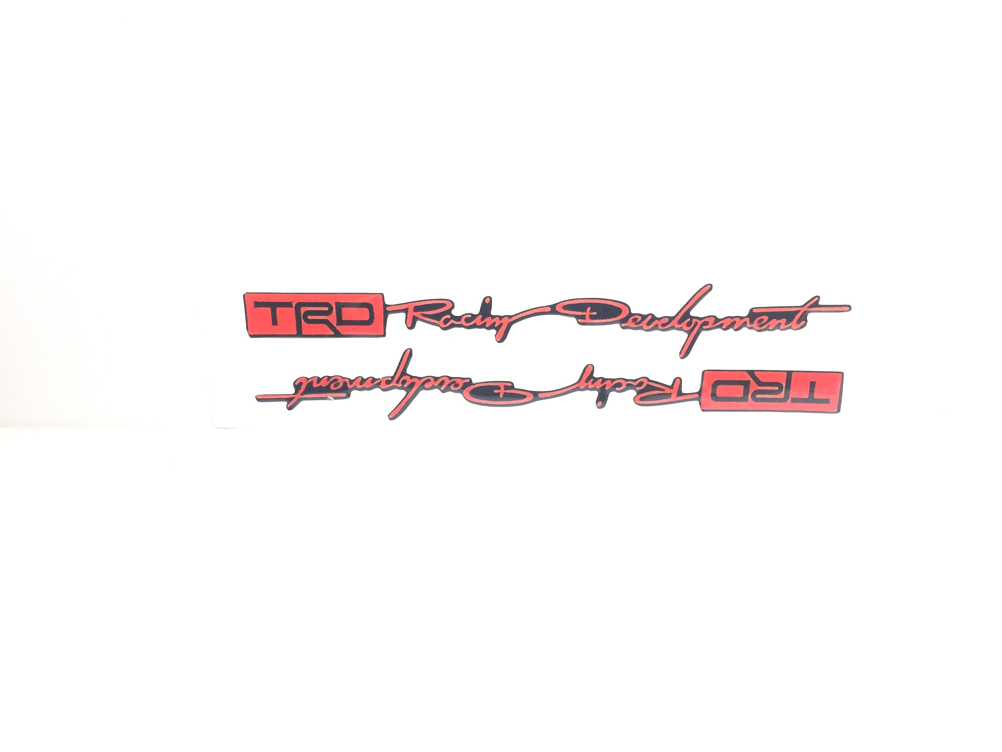 TEM ĐUÔI TRD RACING DÁN XE MÁY
