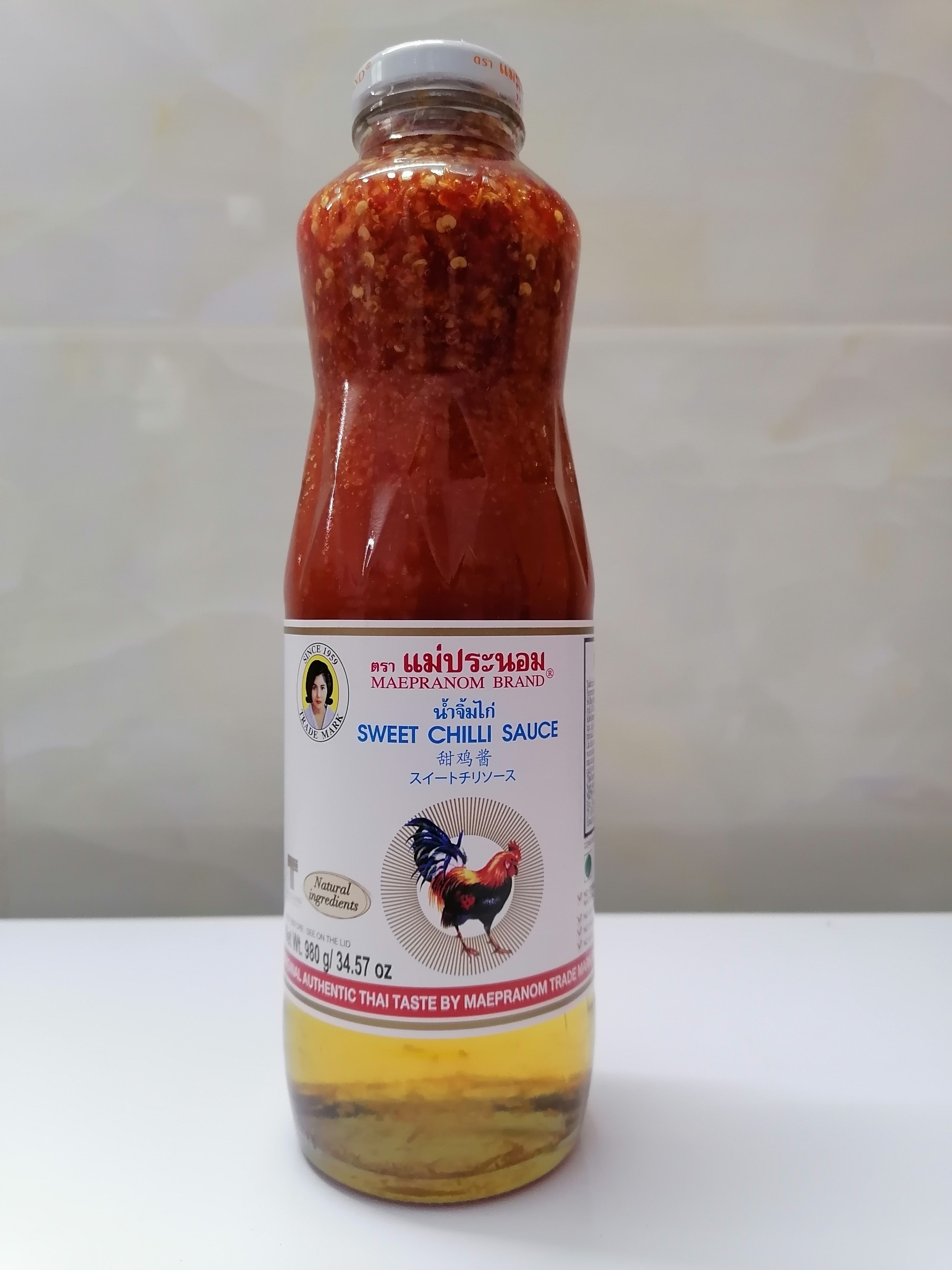 [CHAI LỚN 980g] XỐT ỚT CHUA NGỌT CHẤM GÀ [Thailand] MAEPRANOM Sweet Chilli Sauce (halal)