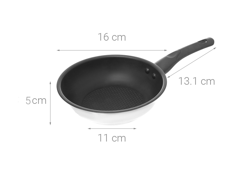 [HCM]Chảo Chống Dính FIVESTAR 16cm