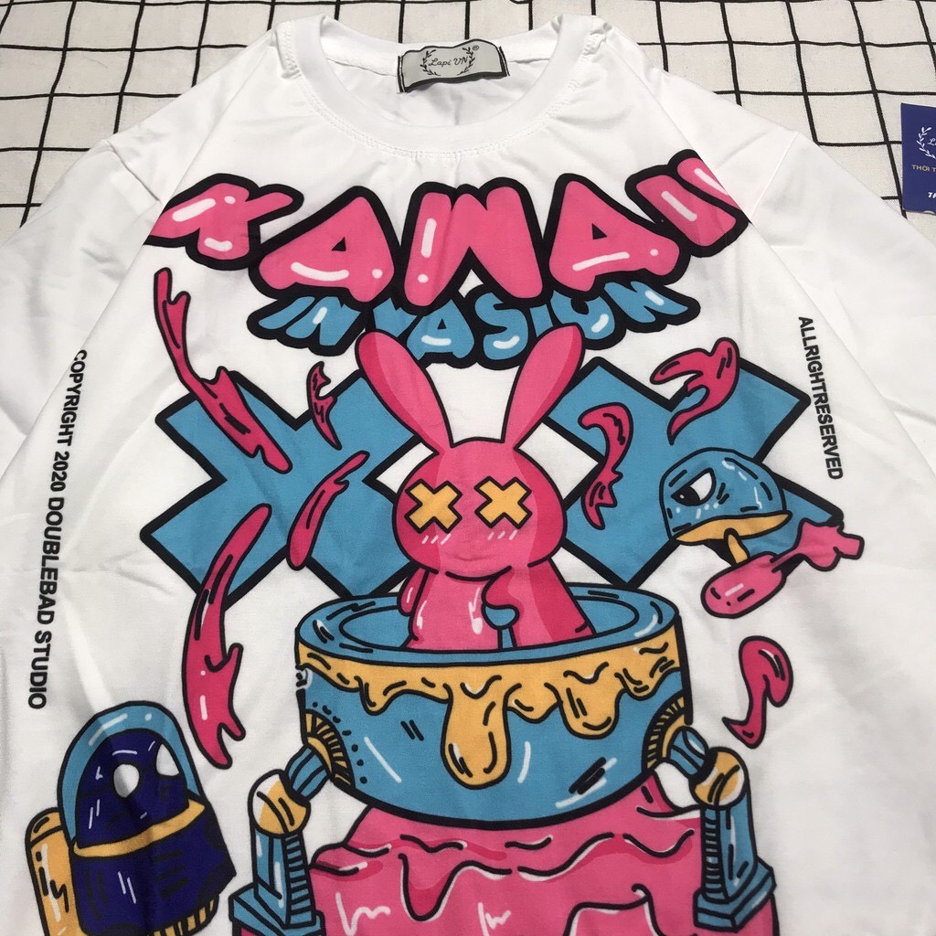 Đồ Bộ Đùi Unisex Thỏ Habit Siêu Dễ Thương Đồ Bộ Coton Đồ Bộ Cartoon Đồ Bộ Hoạt Hình Cute TTSLB0085