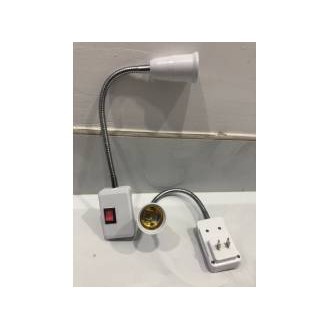 Đuôi đèn uốn dẻo 360 độ có công tắc 30cm