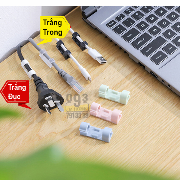 Combo 10 Kẹp Dây Điện Kẹp Đi Đường Điện