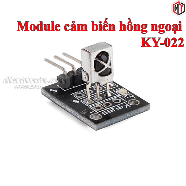 Module cảm biến hồng ngoại KY-022 (Mạch thu tín hiệu hồng ngoại)